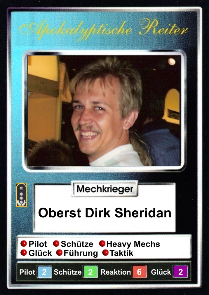 Ausweis von Oberst Dirk Sheridan