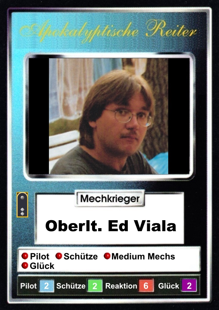 Ausweis von Oberleutnant Ed Viala